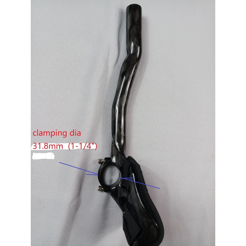 Strength Aero Bars TT Bike Armrest Handlebars Carbon Fiber Aerobar