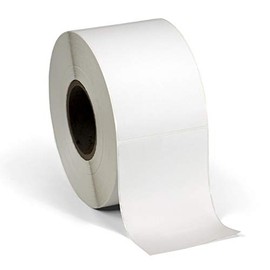 4" X 6" Direct Thermal Perforated Stickers Labels for Shipping Labels, Inventory, and Color Coding - 1000 Per Roll on 3" Core - Compatible with Zebra, Datamax, Sato, Intermec, and More (White, 4 Pack)