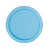 Lovely Powder Blue Solid Round Dinner Plates - Vibrant 9"