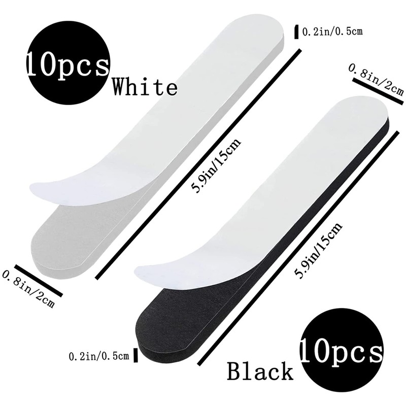 20 Pcs Hat Size Reducer,Soft Latex Hat Sizing Tape, cap