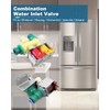 Refrigerator Water Inlet Valve W10341320, Combination Water Inlet Valve Fit