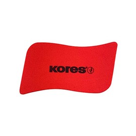 Kores - Borrador magnético rojo para pizarrón blanca para escuela, oficina y hogar, toallita seca, forma ligera y ergonómica, 110 x 55 x 20 mm, paquete de 1