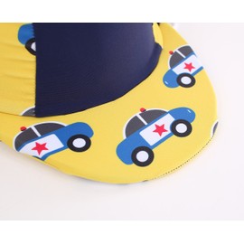 Connect Tile Kids Summer UV Protection Flap Cap, Quick Drying, Water Play, Sun Hat, Kids, Boys, Girls, Cute, Flap Hat, Beach, Pool