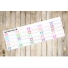 Appointment Clock Stickers for Planners such as Erin Condren and