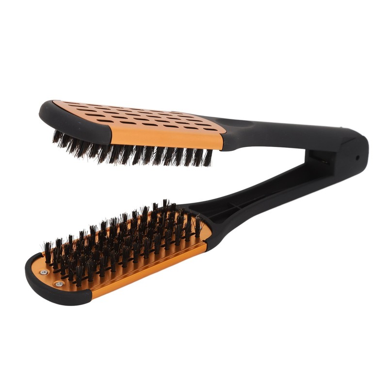 Clamp Hair Brush Spring Elasticity Softness Beard Breathability Double Sided
