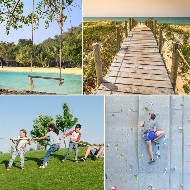 1.5" X 50' Treated Manila Rope Boat Docks Tree Farm