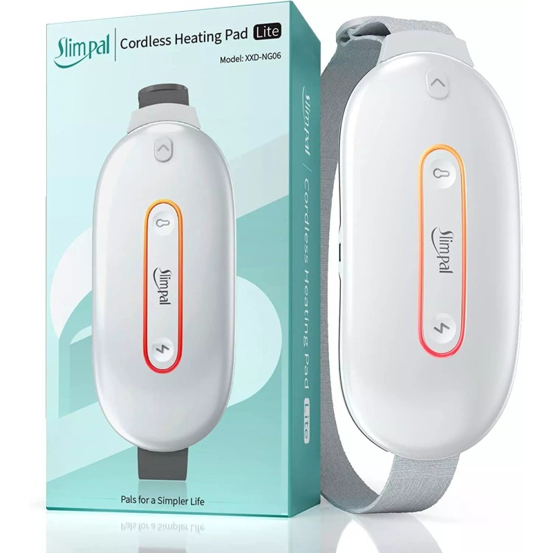 Slimpal Cordless Electric Heating Pad with Massager Portable Heating Pad