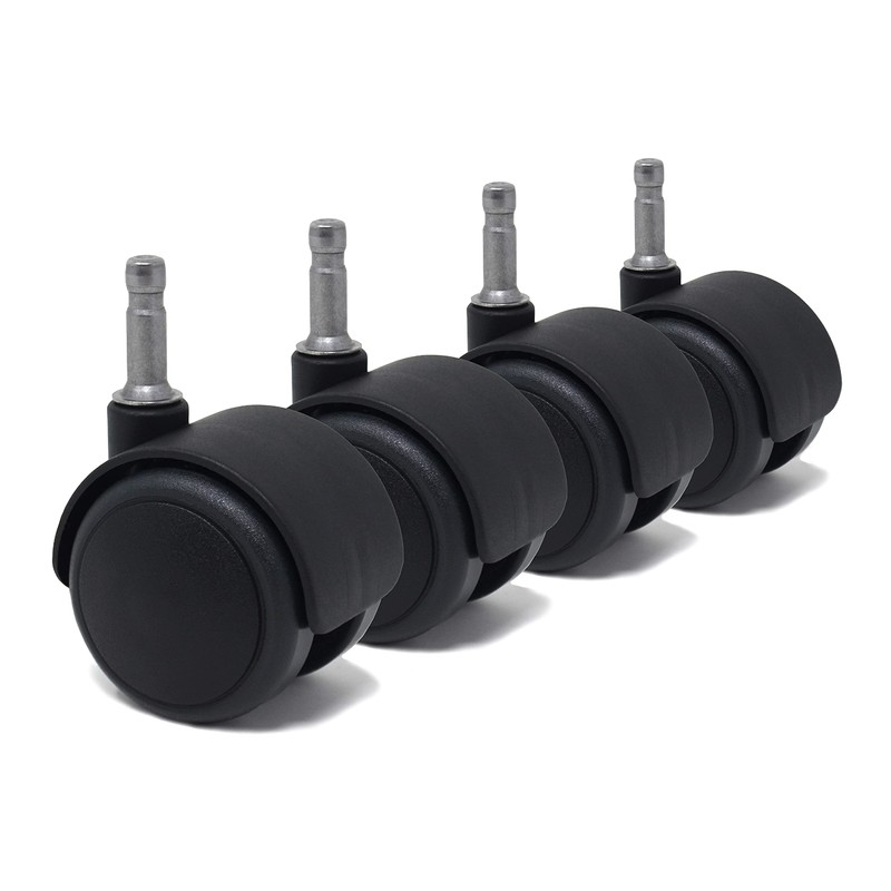Design61 Set of 4 Universal Furniture Castors Rubber Castors for