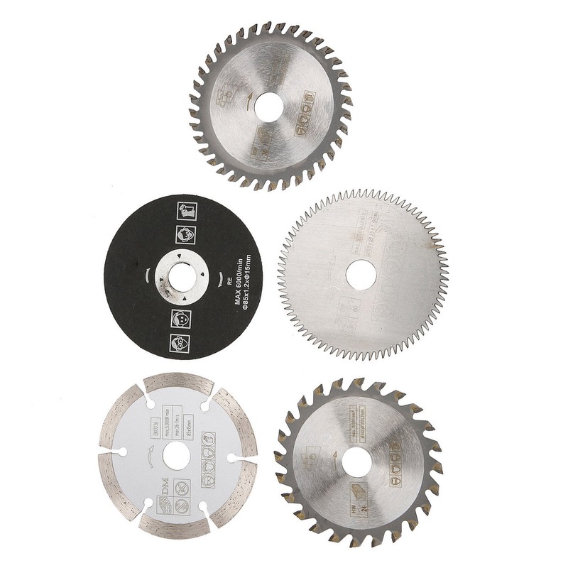 5Pcs 85mm Inner Diameter 15mm Mini Carbide Circular Saw Blade