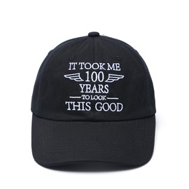 Dingyijie 90th Birthday Baseball Cap Hat Gift for Men Women - It Took Me 90 Years to Look This Good, 1934 Funny Black Baseball Cap