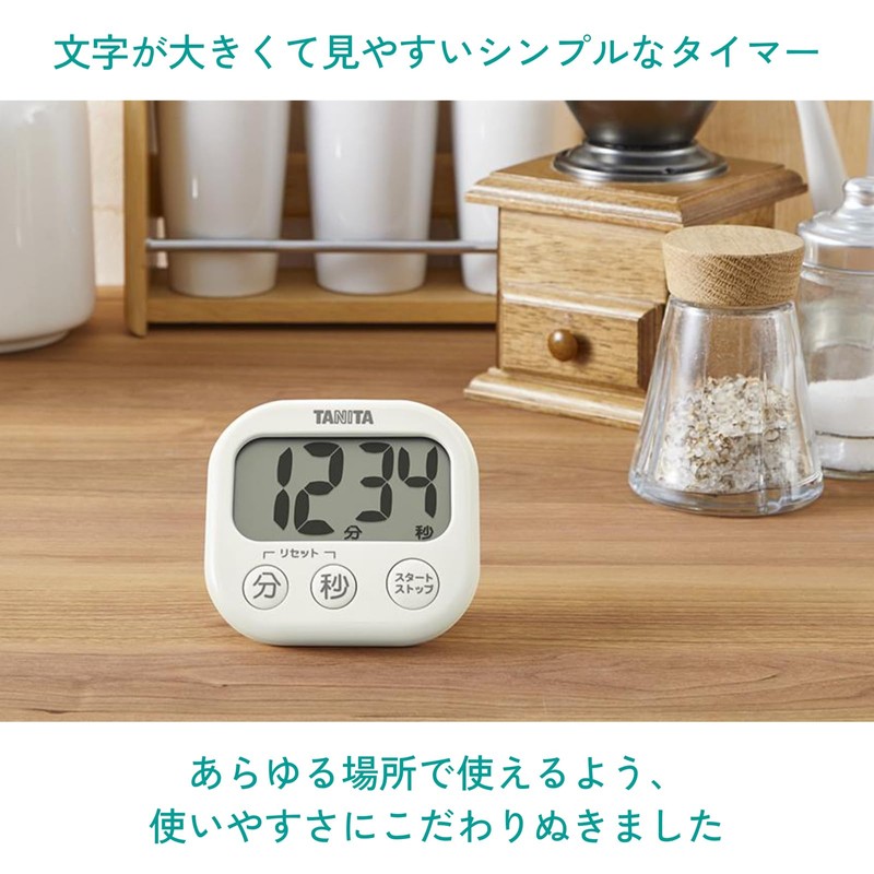 Digital Timer, Antibacterial and Visible Timer, Sage Green TD-429-GR