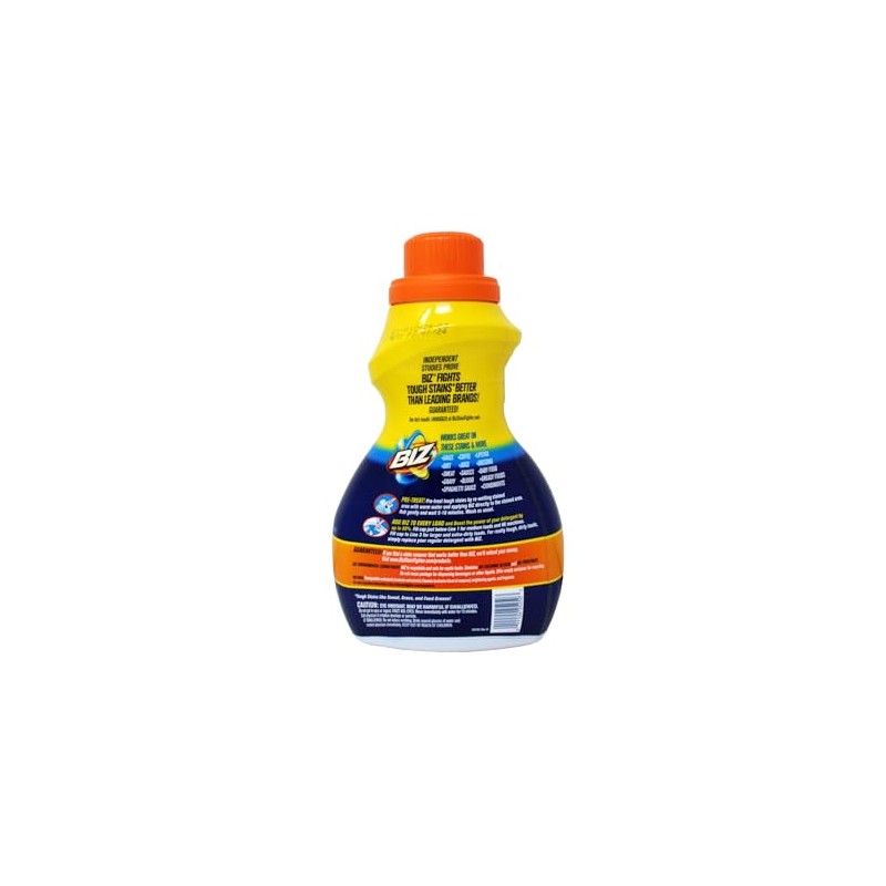 Biz Stain and Odor Eliminator, Color Safe Formula, 50 fl