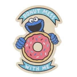 Sesame Street [Die Cut Sticker] Character Sticker/Donut