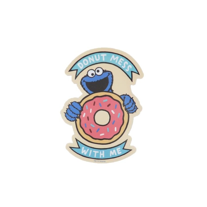 Sesame Street [Die Cut Sticker] Character Sticker/Donut