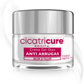 Cicatricure Contorno de Ojos Blur and Filler, Crema Gel Efecto Frío Anti-Edad, Difumina Arrugas y Líneas de Expresión, Ideal para Ojeras y Bolsas en los Ojos, Crema Antiarrugas, Tarro de 15 g