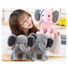 Elephant Plush Toy Multipurpose Cute Safe Comfortable Soft Fluffy Stuffed