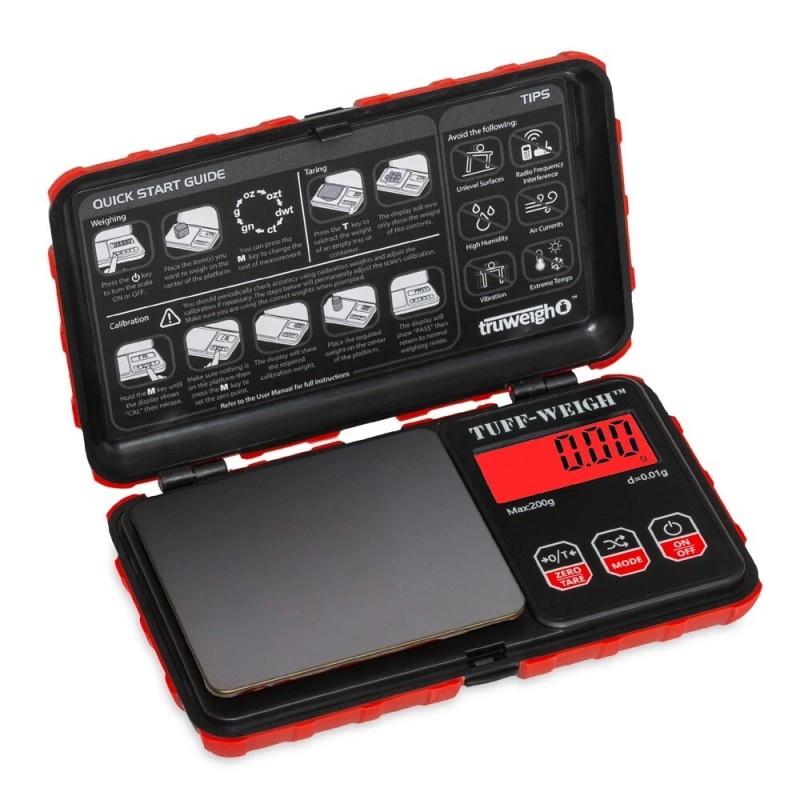 Truweigh Digital Kitchen Food Scale for Cooking - Grams &
