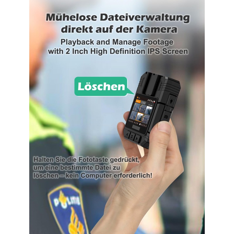 SPIKECAM 4K Body Camera S3 No Card