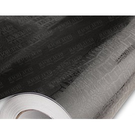 Hachi Auto Black Alligator Leather Vinyl Car Wrap 24-by-60-inch