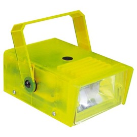 Mini Strobe Yellow Plastic, Yellow