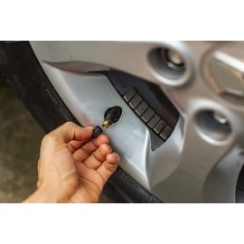 Stocc Reifenventilkappe,Kunststoff-Staubschutzkappen,Abdeckung schwarz für universelle Passform Schrader-Ventile, Motorrädern, Kinderwagen und Schubkarren verwendet werden (10 Ventilkappen)