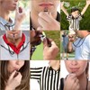 BEADNOVA Stainless Steel Whistles with Lanyard Lifeguard Whistle Referee Whistle