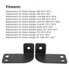 2Pcs/Set LED Work Light Bracket Windshield Pillar Lamp Mount Replacement