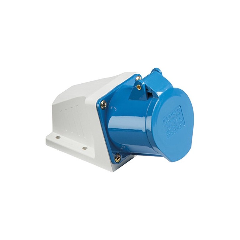 Knightsbridge IN008 IP44 Angled Surface Mount Socket 2P+E, 230 V,