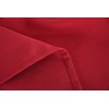 Biscaynebay Textured Fabric Tablecloths 52 X 70 Inches Rectangular, Red