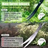 LINLAN 9.8-Inch Aquarium Aquascaping Tool Kit, Fully Rounded Edges Curved