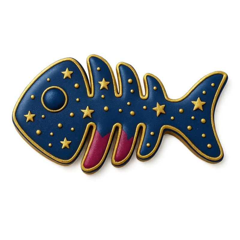 Mighty Gadget Fish Bone Cookie Cutter - 4x1.9 Inches, Fun