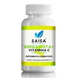 Bergamota Cítrica Y Vitamina C 120 Cápsulas Saisa Herbal