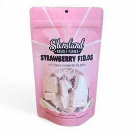 Stensland Freeze Dried Ice Cream (1.5oz) Strawberry, Cotton Candy, Mint Chip. (Strawberry)