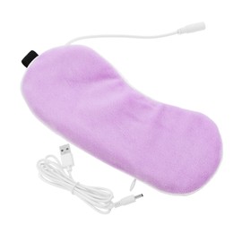 TOVINANNA USB Heated Eye Mask Reusable Electric Warm Compress for Sleep Heat Eye Pad Portable Nap Mask for Home Travel