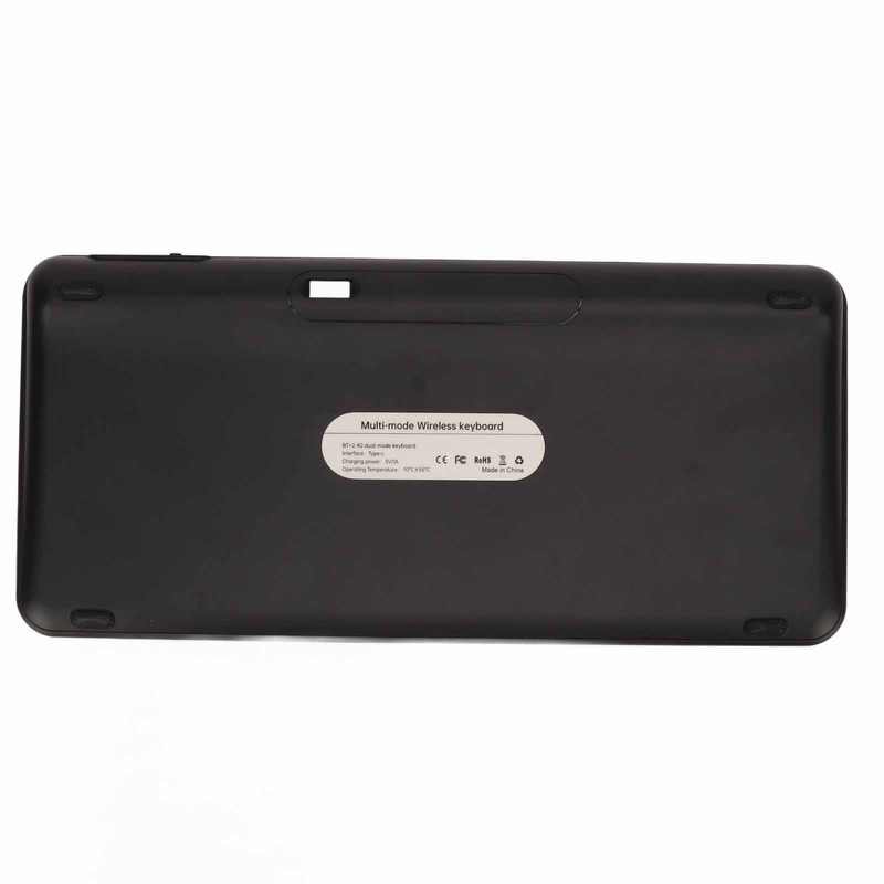 Compact Round Keycaps Mini Keyboard Wireless Bluetooth 2.4G Dual Mode