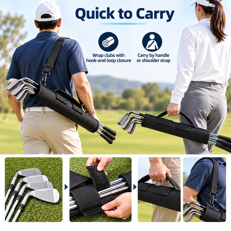 Mini Golf Club Carry Bag for Driving Range Practice –