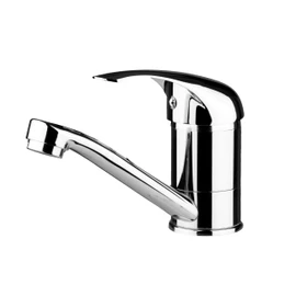 THEMA LUX Bathroom Tap - 360° Rotatable | Washbasin Tap Made of Brass and Stainless Steel | Single Lever Mixer Tap | Water-Saving Mixer Tap | Easy Installation
