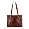 Leather Diamonds TMC Leather Shopper Bag, Two Compartments, 36 x