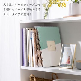Iroha Publishing Maskaku Album Maskaku Album Large Capacity Slim Size 252 Sheets 【Lavender】 8.9 x 8.9 x 6 sides Maskaku Photo Maskaku Photo L-GAL-SL-04