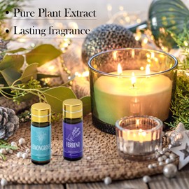 Essential Oil Set, 15 Pcs Fragrance Aromatherapy Oils for Skin, Diffusers, Home Care, Humidifier Laundry, Candle Making - Tea Tree, Sandalwood, Lavender, Vanilla, Peppermint and More(5mL)