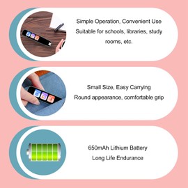 Smart Scanner Pen Language Translator Electronic Dictionary Type C Charging Built in Battery ABS Housing Fast Translation Scan English Chinese Poetry Multiple Functions for English Learning