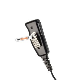 TACTICAL SWAT/Throat Headset Earpiece Compatible with ICOM IC-F3 IC-F4S IC-F4TR IC-F3011/ F4011/ F4001/ F1000/ F2000/ F3210D/ F3230D (Straight) 2 Pin Two Way Radio