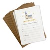 James Ellis Pack of 8 Yellow Confirmation Invitations with Envelopes