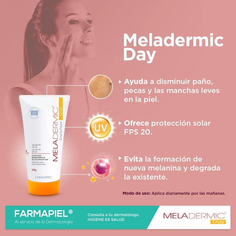 Kit Rutina Facial Despigmentante Meladermic Crema Día Noche
