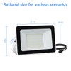 UFOND 5000 Lumens LED Flood Light with Plug,50W Waterproof Outdoor