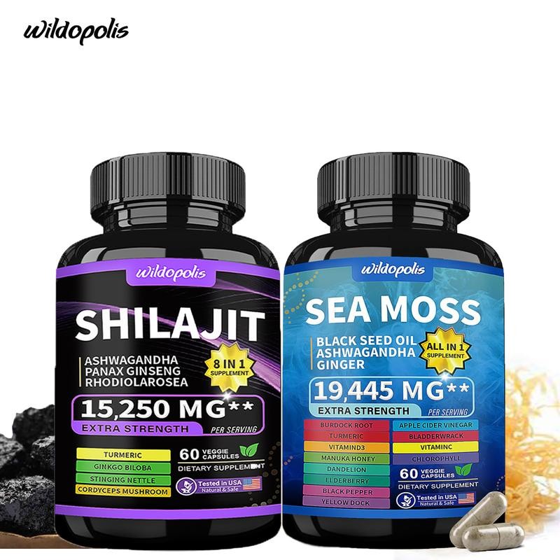 Dynamic Vitality Bundle - Wildopolis Sea Moss & Shilajit Supplements