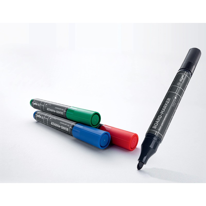 SIGEL BA010 Board Marker - Dry and Wet Wipe -