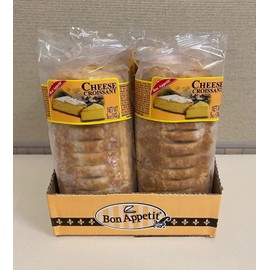 Bon Appetit Cheese Croissant, 5 oz - Buttery and Cheesy (Pack of 8)