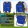 Kikerike Backpack Stool Cooler Chair Heavy Duty 300 LBS Max