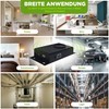 ISOTRONIC ISOTRONIC Marderschreck Blitz mit Licht LED- Mardersicher mit Blitzlichtfunktion